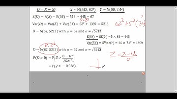 TKMaths A Level S2 Linear Combination - Multiple of Normal variable video #4