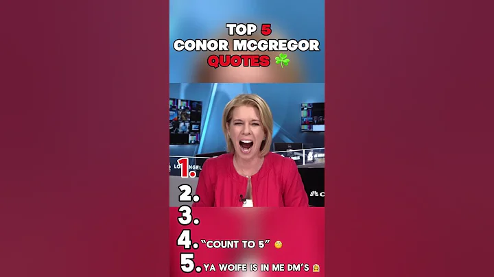 TOP 5 CONOR MCGREGOR QUOTES #shorts #conormcgregor #ufc #mma