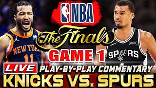 🔴NBA LIVE | Spurs vs Knicks Game 1 Live Play-By-Play