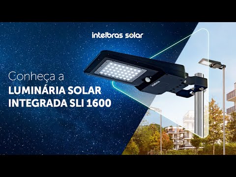 Luminária Solar Integrada