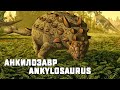 Динозавры. Анкилозавр. Ankylosaurus