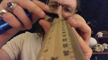 ASMR 2 Minutes of Ruler Triggering Every Inch of You