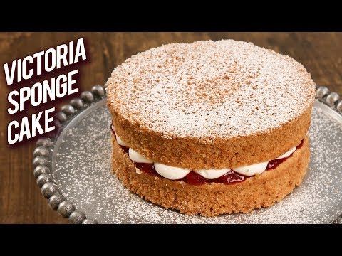 classic-victoria-sponge-cake-recipe---homemade-sponge-cake---tea-time-cake-recipe---bhumika
