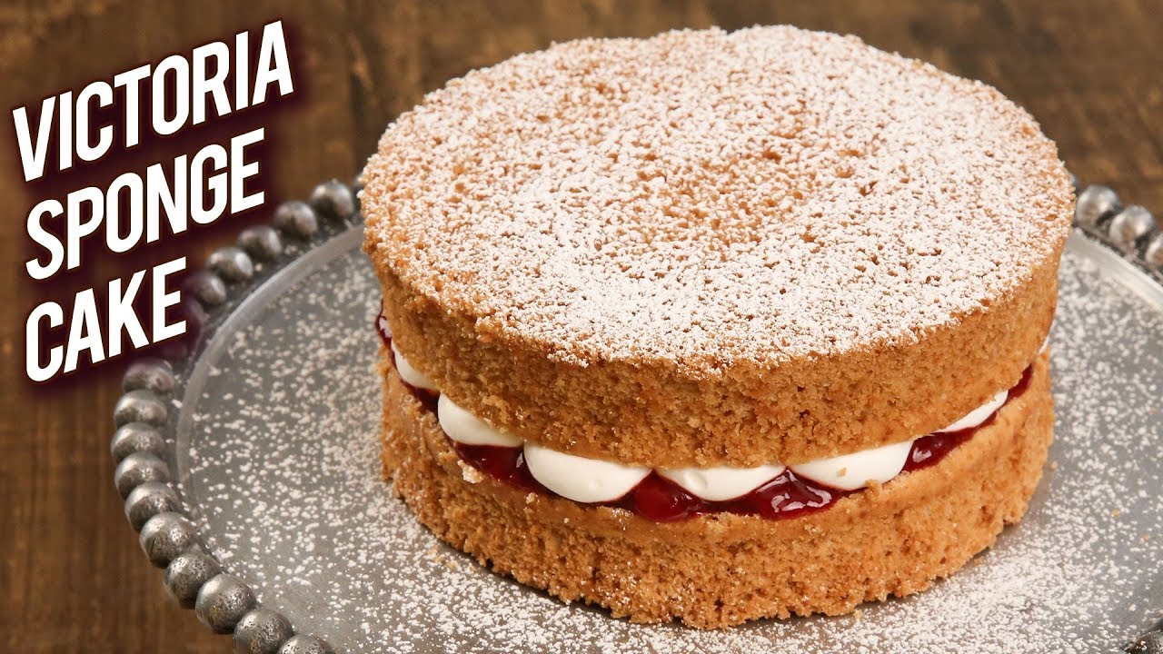 Classic Victoria Sponge Cake Recipe - Homemade Sponge Cake - Tea Time Cake Recipe - Bhumika | Rajshri Food