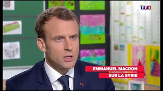 Les grandes phrases de Macron au JT de TF1