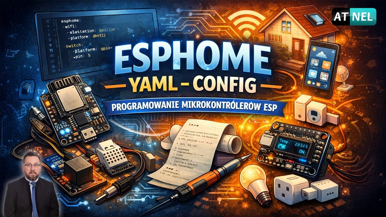 Kurs ESPHOME - 05 - Podstawy konfiguracji YAML - muuusisz to poznać