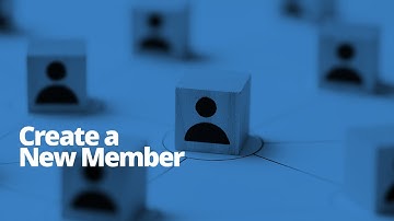 Create a New Member