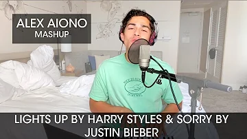Lights Up by Harry Styles & Sorry by Justin Bieber | Alex Aiono Mashup