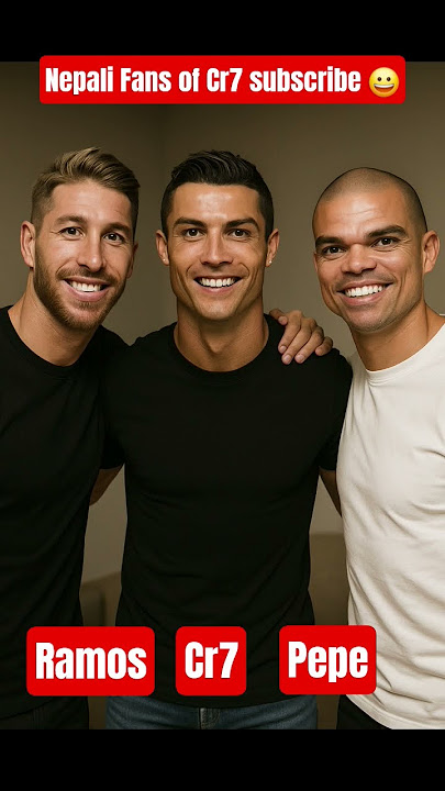 The trio 👀.#shorts #ronaldo #pepe #ramos #sergioramos #cristianoronaldo #cr7 #suiii