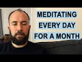 I Meditated Every Day for a Month. Here's What Happened