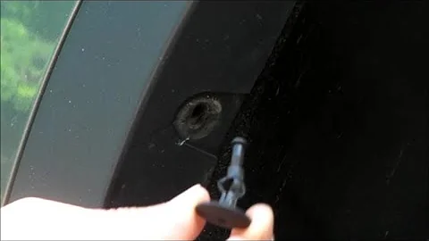 How to remove plastic blind rivets ("pop" rivets) without drillling - example on BMW X5 2012 E70