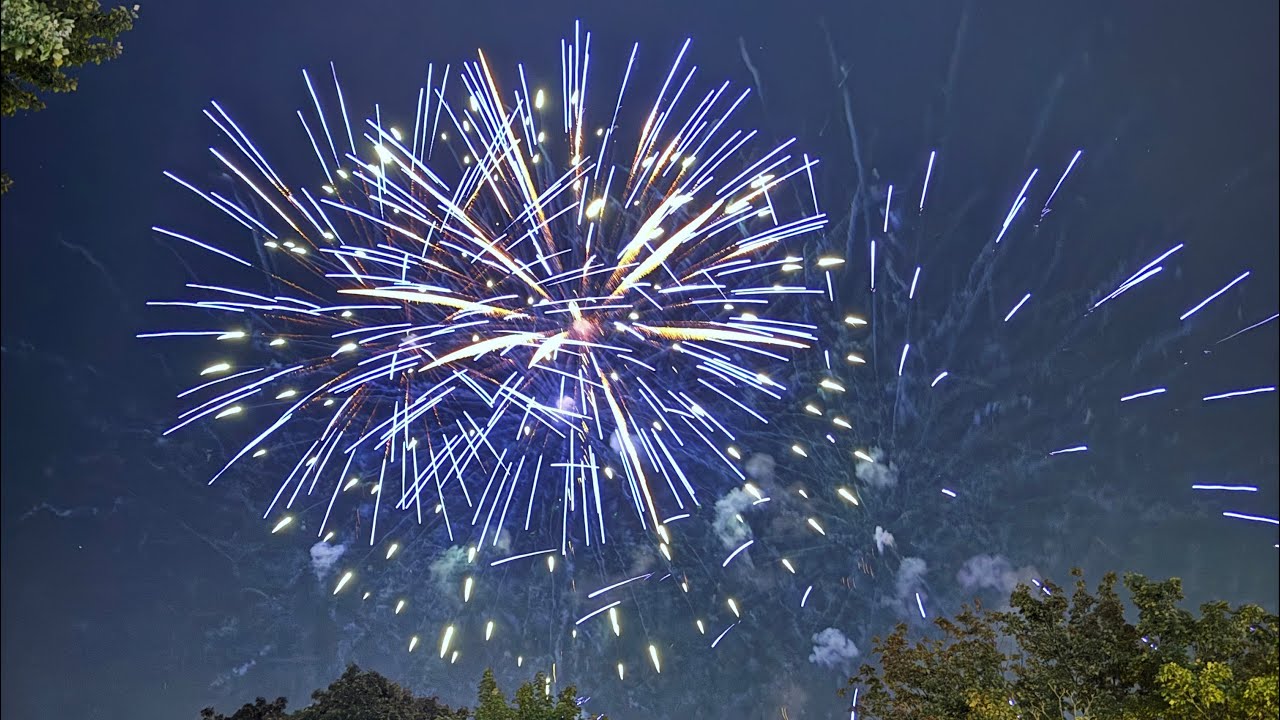 💥 Feuerwerk zum Start des Hamburger Winterdoms 2025 💥