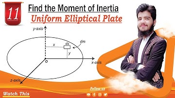 Find the Moment of inertia of a Elliptic lamina about its major axis or minor and about its center