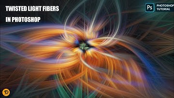 Create Twisted Light Fiber Effects in Photoshop (2025 Tutorial)