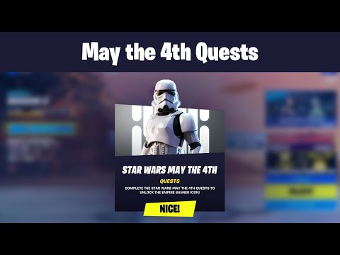 Fortnite วิธีทำ Star Wars May the 4th Quests รับแบนเนอร์ฟรี