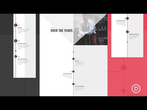 How to Design a Divi Timeline Layout with Scroll Effects