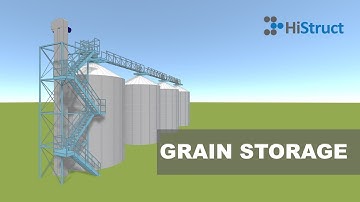 HiStruct •• 3D online designer •• Grain Storage Site