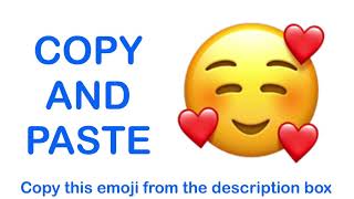 Smiling Face with Hearts EMOJI ( APPLE ) - COPY and PASTE EMOJIS screenshot 5