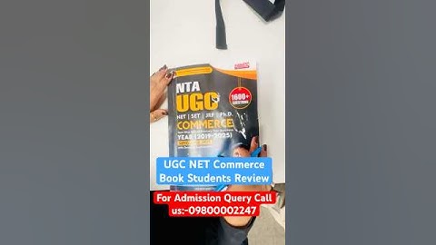 UGC NET Commerce Book Students Review #ugcnetadda247 #ugcnetdec2025 #ugcnetpaper1
