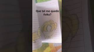 flipbook: ssj 3 de goku. Cómo lo prometi #animation paper #art