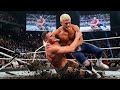 CRUSHING! CODY RHODES SLAMS GUNTHER INTO THE DIRT WITH A SICKENING CROSS RHODES!
