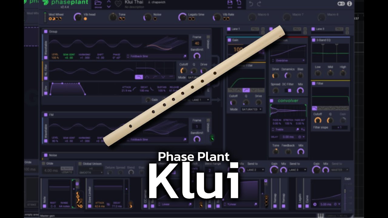 Klui Thai, Thai Flute [ขลุ่ย] (Thai Instrument) - YouTube