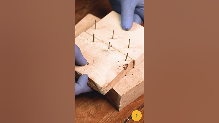 Join Two pieces of wood using nails!!! mind blowing trick!!!!