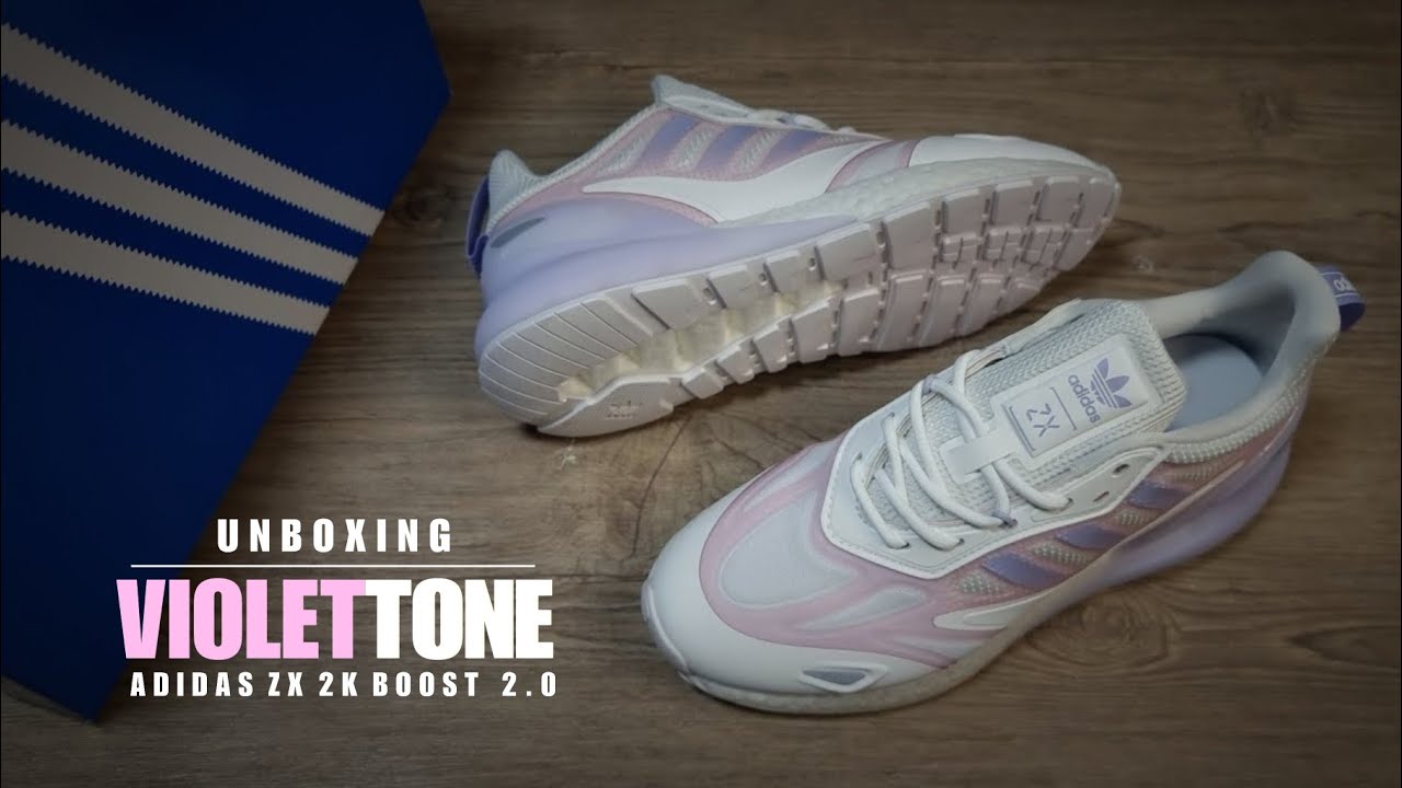 UNBOXING VIOLET TONE 2021 Adidas ZX 2K Boost 2.0
