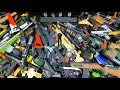 Dozens of Toy Guns and Rifles Collections, Sniper Rifles, Shotguns, Equipment