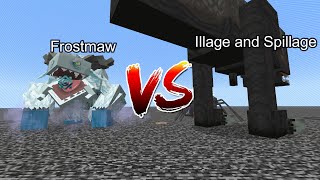 Frostmaw vs Illage and Spillage  Mob Battle  Minecraft