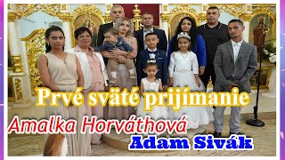 Prvé sväté prijímanie Amalka Horváthová Adam Sivák 12.5.2024Výšna Olšava(Gipsy Bels)Kamera0950515170