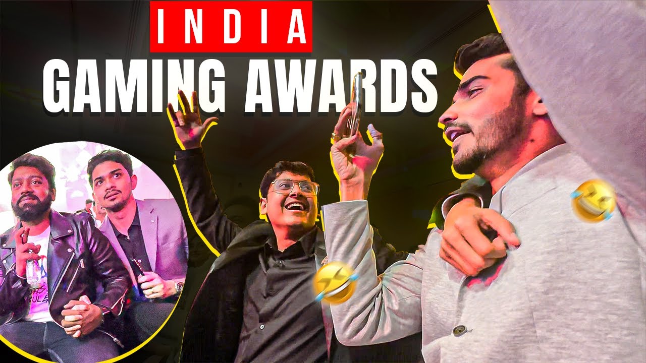 What you Guys Did not see at India Gaming Awards ! BTS 🤣 