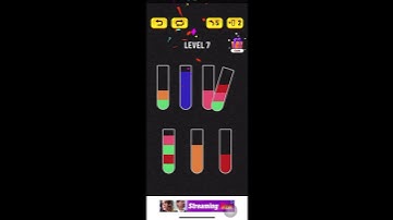 Water Sort Puzzle Game | Satisfying Color Sorting Gameplay #shorts