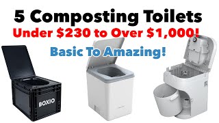 FIVE COMPOSTING TOILETS: Which One Is Best For You? #Boxio #Trelino #OGO #CompoCloset #NaturesHead
