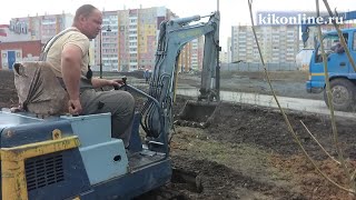 Благоустройство нового парка в Заозерном