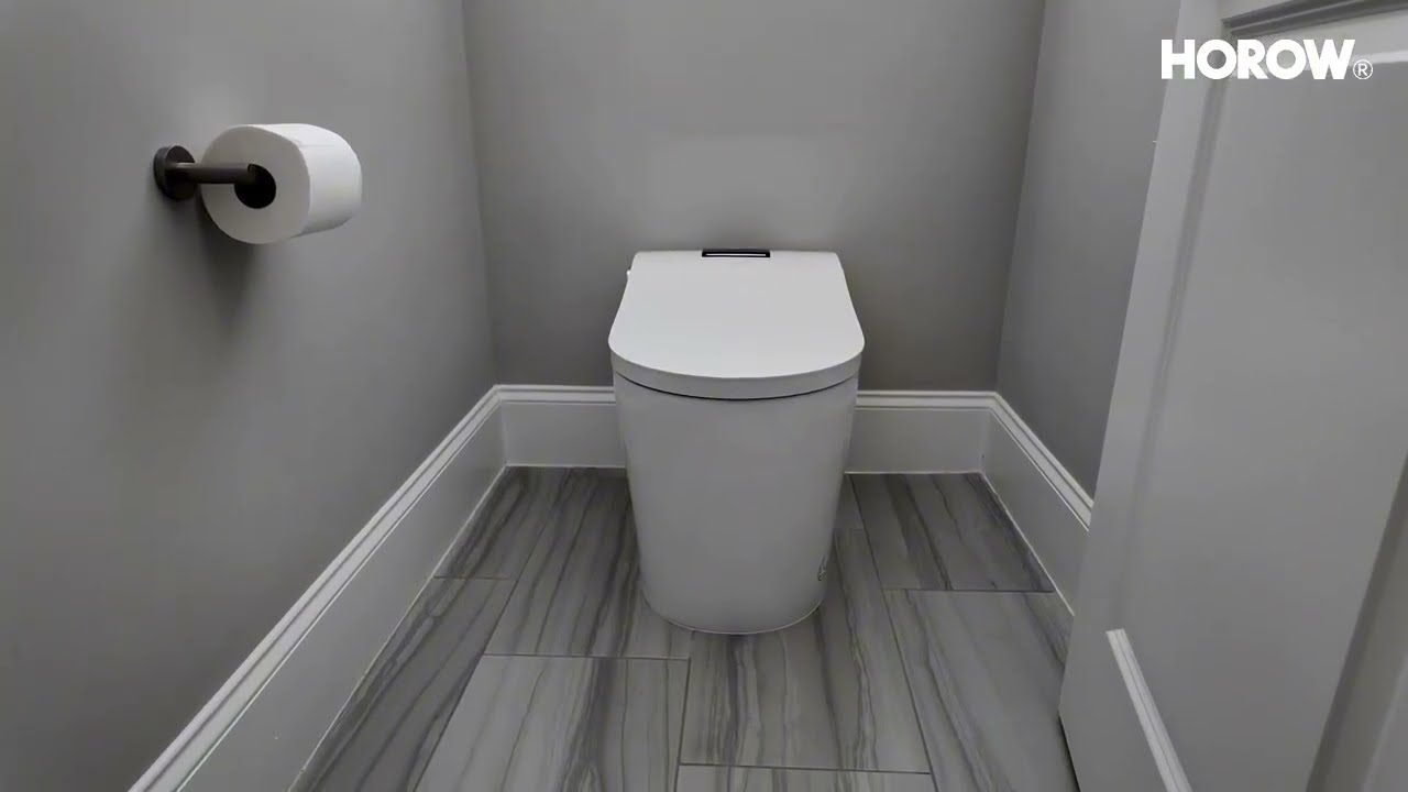 out     ❁toilet♪ドアプレート❁∗︎*゜ HOROW T39 Smart Toilet: Blackout Flush, Remote Control & Heated