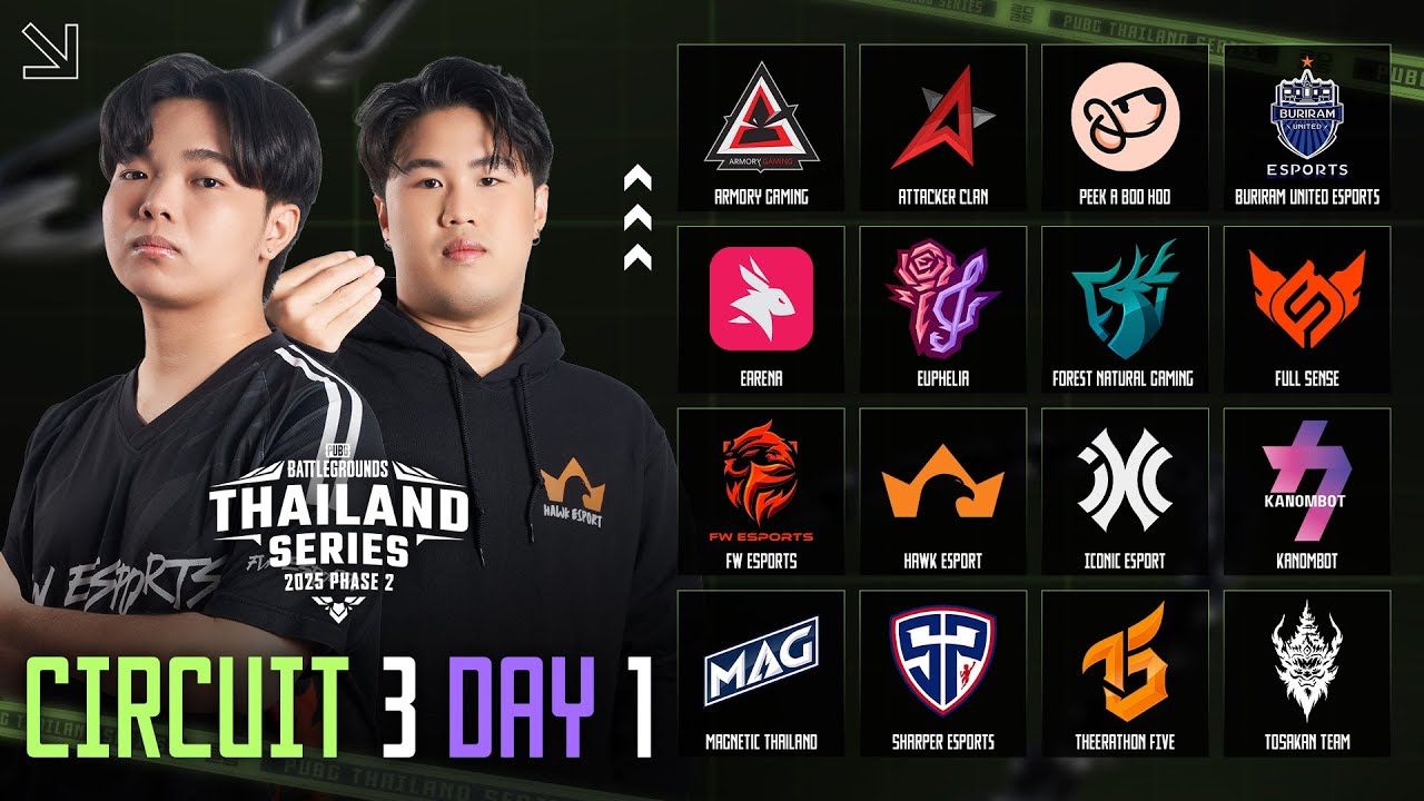 🔴Live สด! “𝐏𝐔𝐁𝐆 𝐓𝐡𝐚𝐢𝐥𝐚𝐧𝐝 𝐒𝐞𝐫𝐢𝐞𝐬 𝟐𝟎𝟐𝟓 𝐏𝐡𝐚𝐬𝐞 2” Circuit 3 วันที่ 1 | ลีกสูงสุดของประเทศไทย