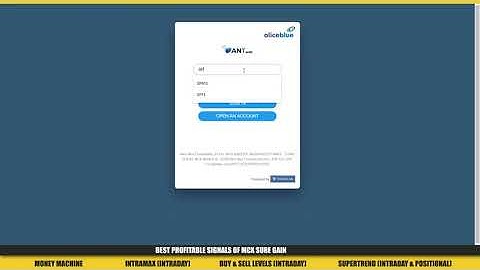 Web-Based Algo Trading Platform for Aliceblue online broker