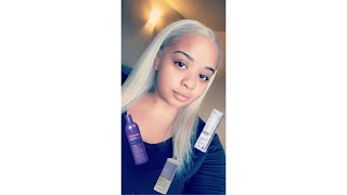White/Silver hair talk through tutorial💁🏼‍♀️