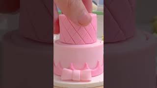 Wonderful Miniature Wedding Cake Decorating #YumupMiniature