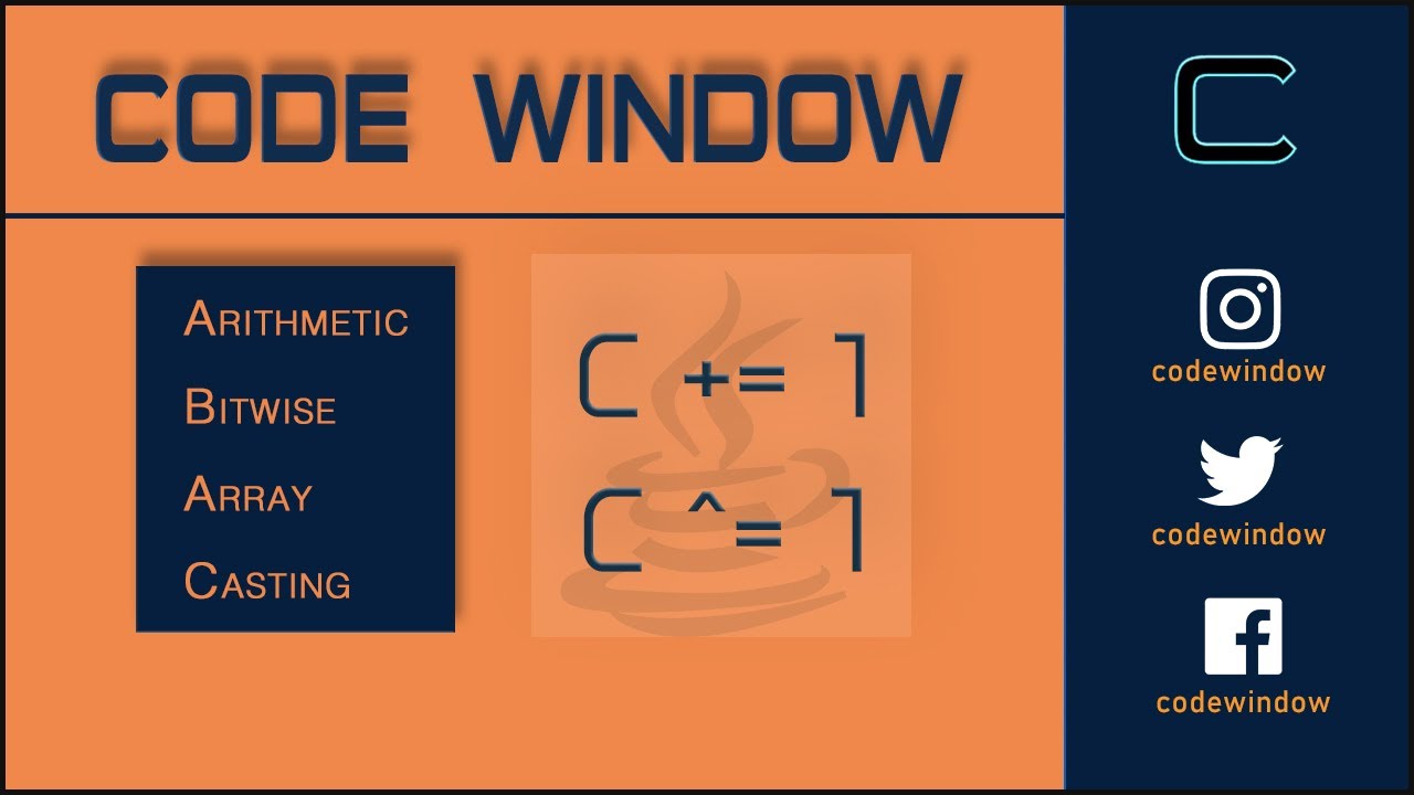 compound assignment or shortcut operators in java