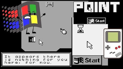 Point is a cute Windows adventure game for the Gameboy
