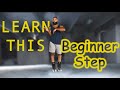 Learn this beginner step  cross overstrut walk beginner skaters