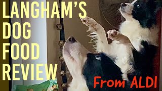 LANGHAMS dog food | from ALDI review | supermarket earls working dog by Northern lights BORDER COLLIES 263 views 2 months ago 2 minutes, 21 seconds