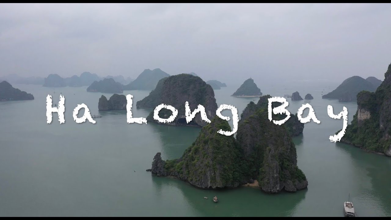 Ha long bay Drone View | Sung sot cave | Luan cave kayaking | Ti top island | cruise tour | In 4K |