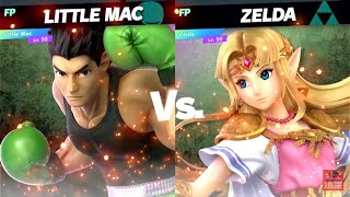 Super Smash Bros Ultimate Amiibo Fights Little Mac vs the World #17 Little Mac vs Zelda