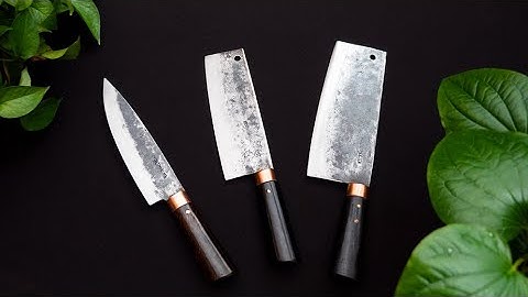 Bộ Dao Nhíp Cán Mun Cực Đẹp...Cam Kết Hàng Chuẩn Của HTX DAO PHÚC SEN