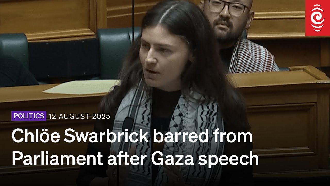 Chlöe Swarbrick barred from Parliament after Gaza speech | RNZ
