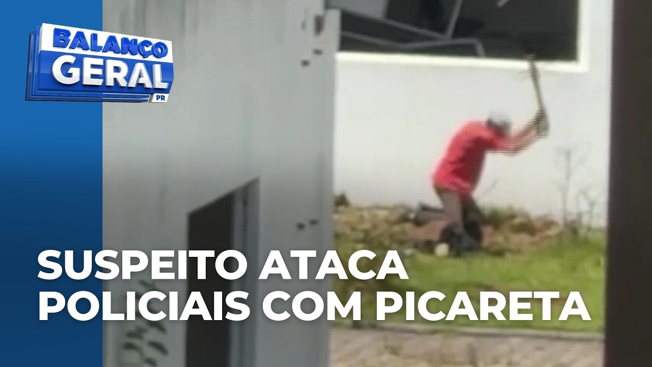 Suspeito invade prédio abandonado para furtar objetos, ataca policiais com picareta e é morto