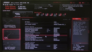 How To Change D RAM Timing Mode On MSI Z790 Gaming Motherboard